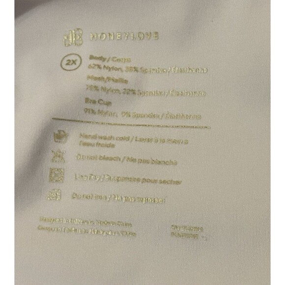 Honeylove LiftWear Tank Shapewear Compression Top Smoothing Support Size 2X - Picture 4 of 6